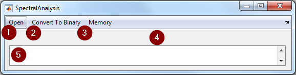 SpectralAnalysis Interface